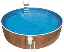 Морозоустойчивый бассейн Azuro 400DL круглый 3,6х1,1 м Premium